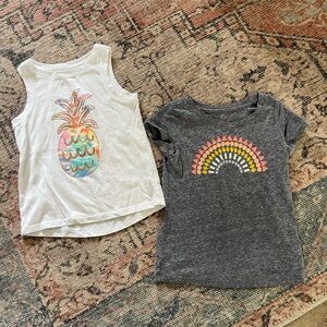Cat & Jack Toddler Girl Top Bundle Size 2t